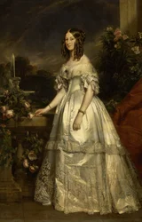 Ritratto della principessa Vittoria di Sassonia-Coburgo-Gotha